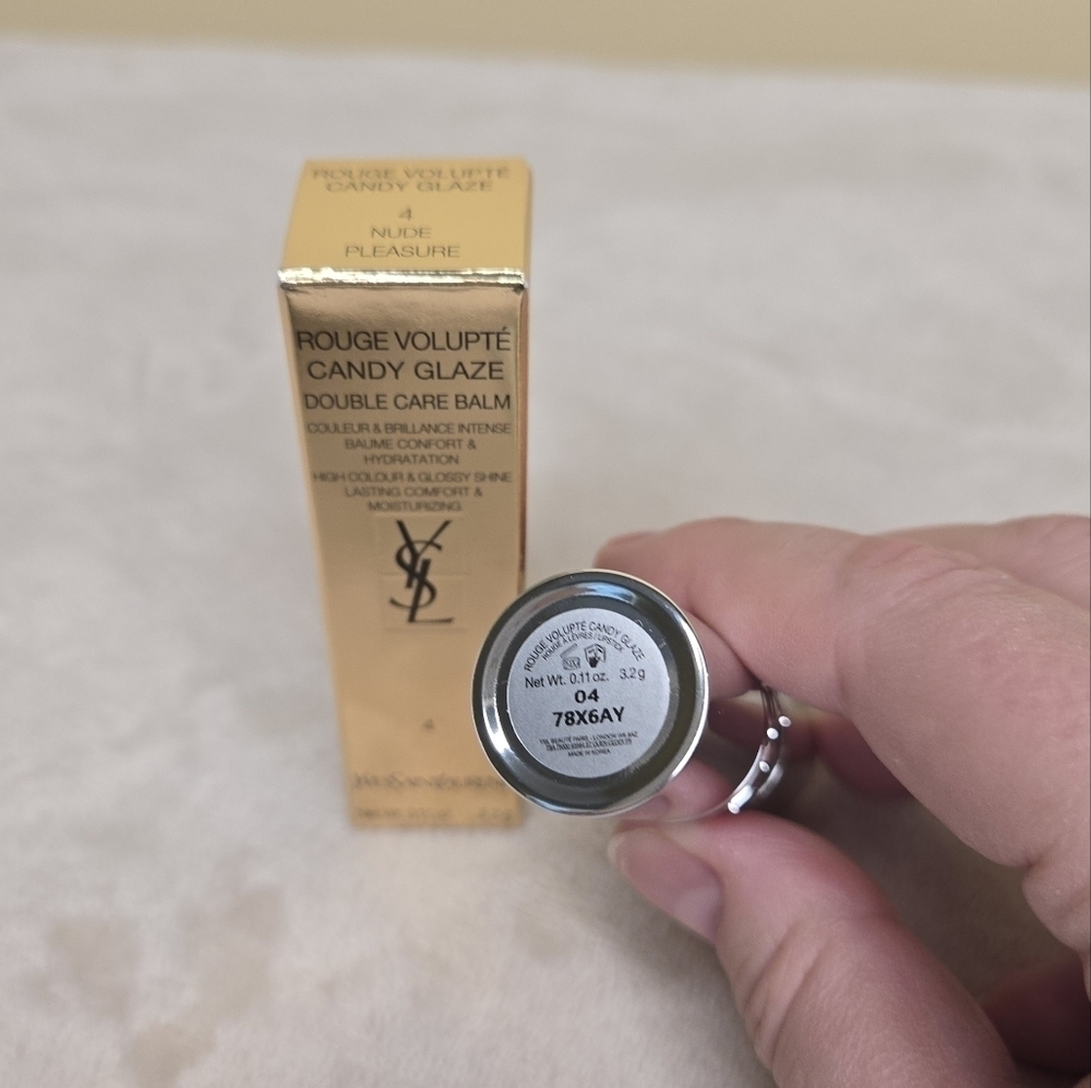 Yves Saint Laurent NUDE PLEASURE (Nude Caramel) Candy Glaze Lipgloss Stick - Picture 5 of 10